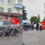 Побиті 4 автівки: у Рівному сталася масштабна ДТП (ВІДЕО)