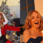 Кайлі Міноуг підкорила британський чарт і зачарувала фанів образом Санти (ФОТО)