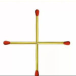 Складіть квадрат, пересунувши тільки один сірник