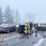 Масштабна автотроща із загоранням неподалік Рівного: там зіткнулися 8 авто (ФОТО)