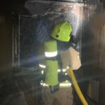 Горить квартира по вулиці Кулика і Гудачека у Рівному (ВІДЕО)