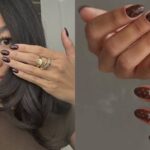 Модний колір зимового манікюру 2026: як виглядає mole brown (ФОТО)