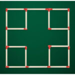 Непростий тест на IQ: Пересуньте два сірники, щоб утворилося сім квадратів